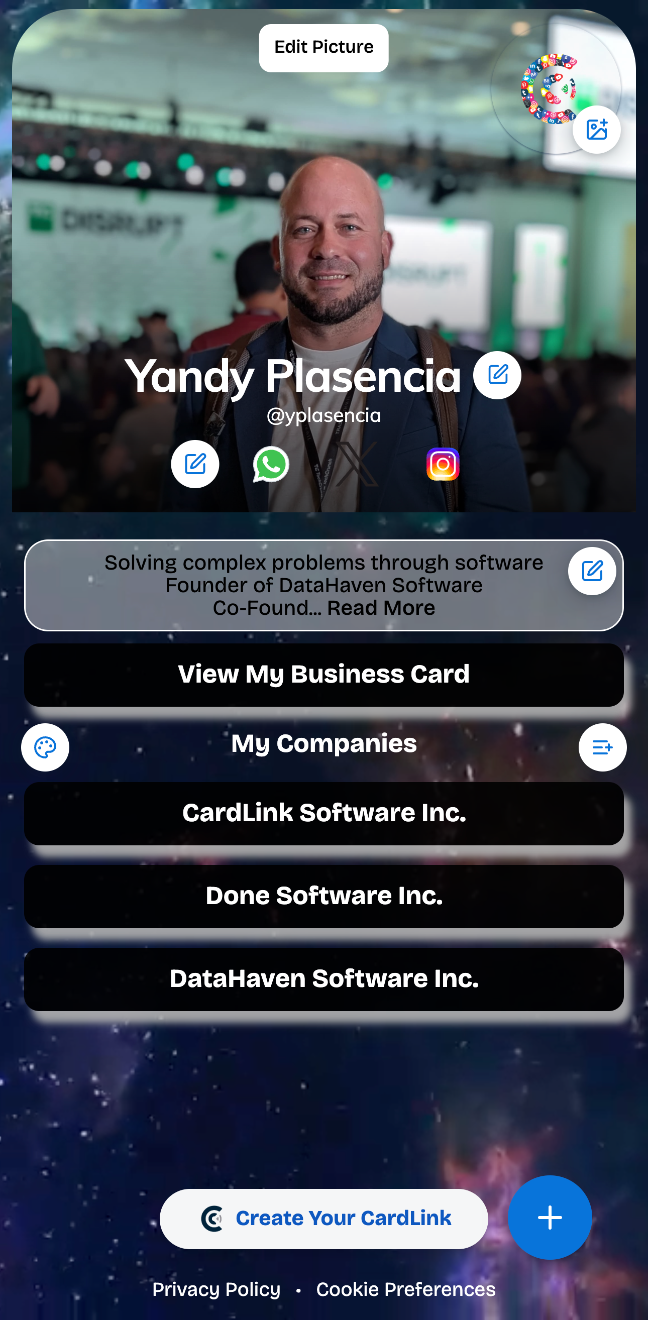 Customize your profile